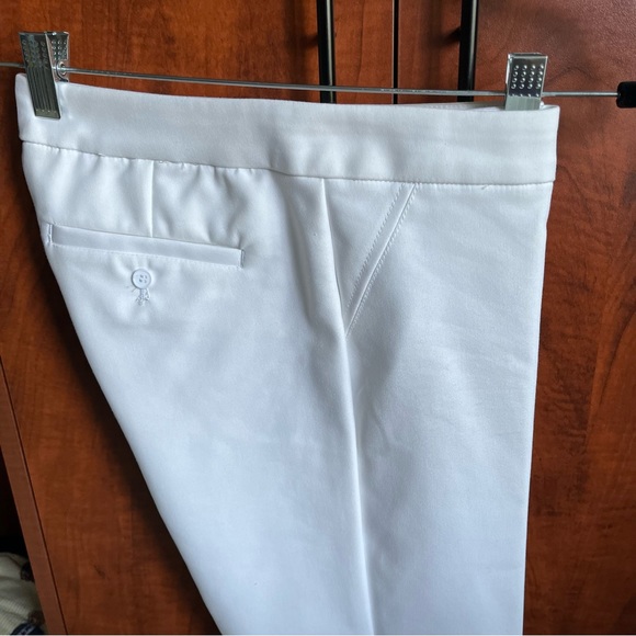 NWOT Women's Saks 5th Ave White Cropped pants / Size 2 - Picture 4 of 14